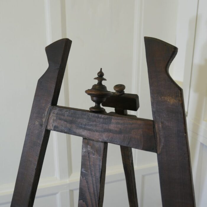 large carved display easel 1890s 2480