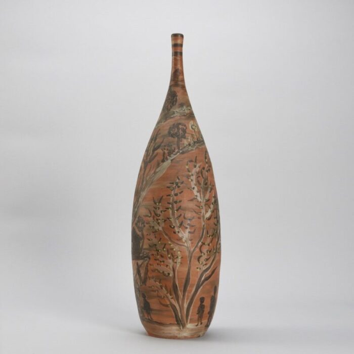 large decorative bottle by jules agard 1960s 1