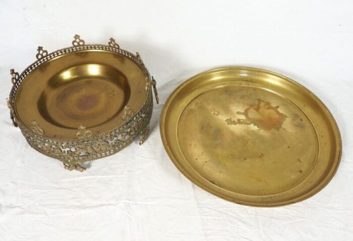 large islamic bowl in brass 1940s 2