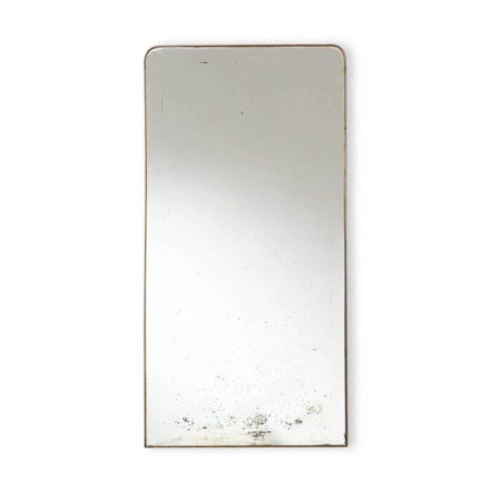 large italian brass framed mirror 1950s 2 1