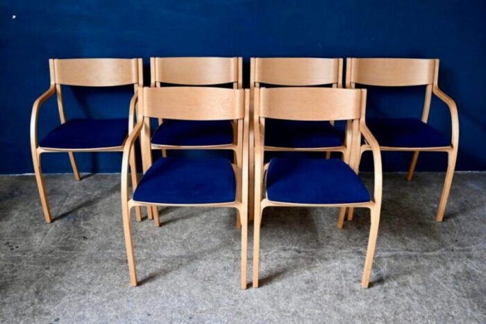 large scandinavian bentwood dining chairs 1980s set of 20 2725