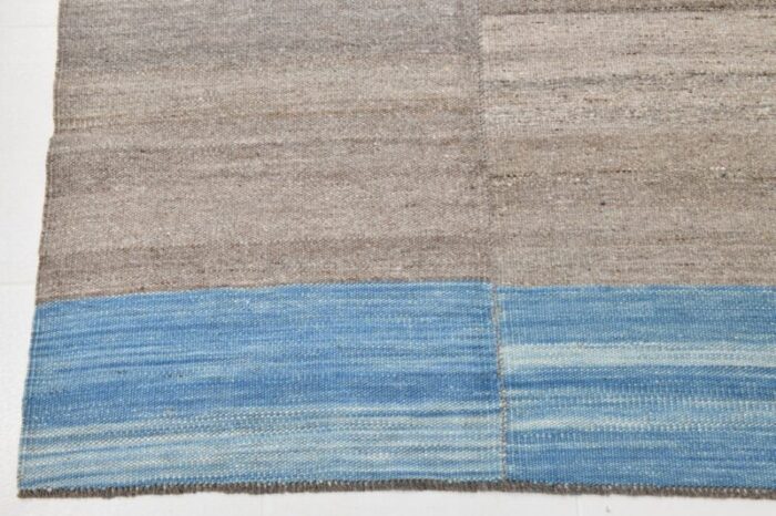 large vintage turkish kilim rug 1962 12