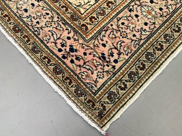 large vintage turkish wool tribal rug 9 1