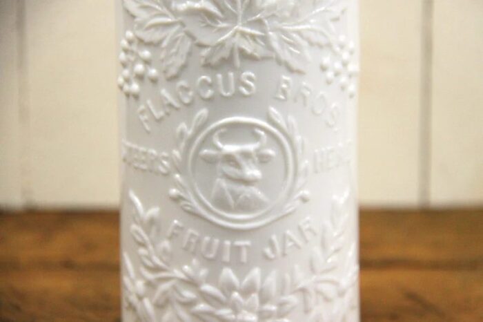 late 19th century flaccus bros fruit jar 9141