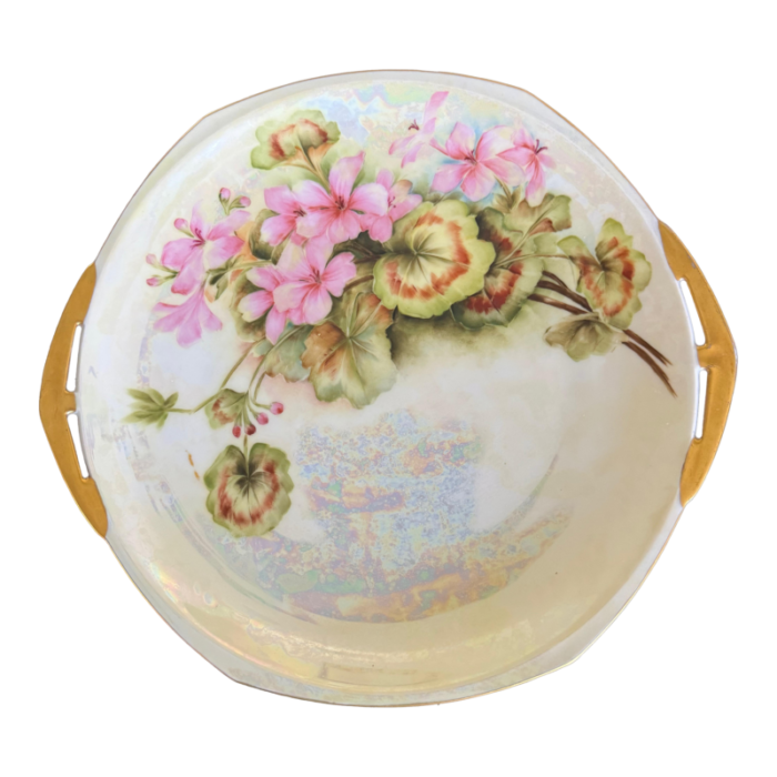 late 19th century m and z austria serving plate 0304