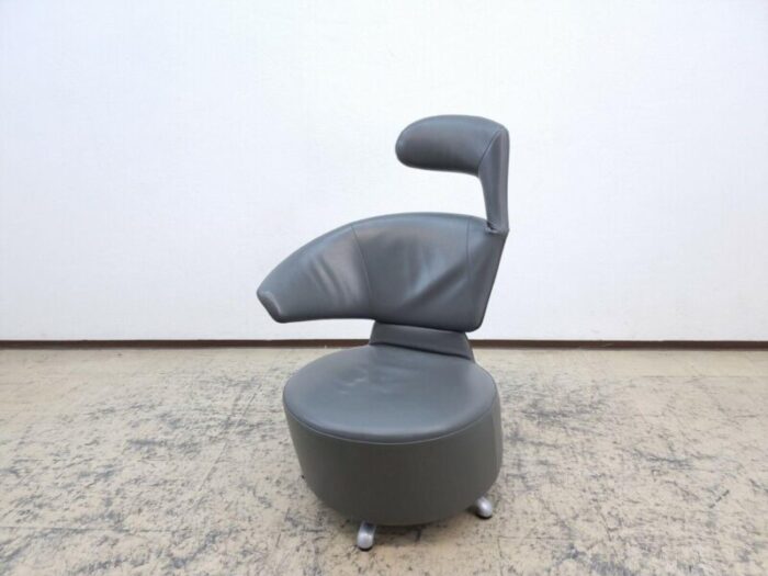 leather chair by toshiyuki kita for cassina 1158