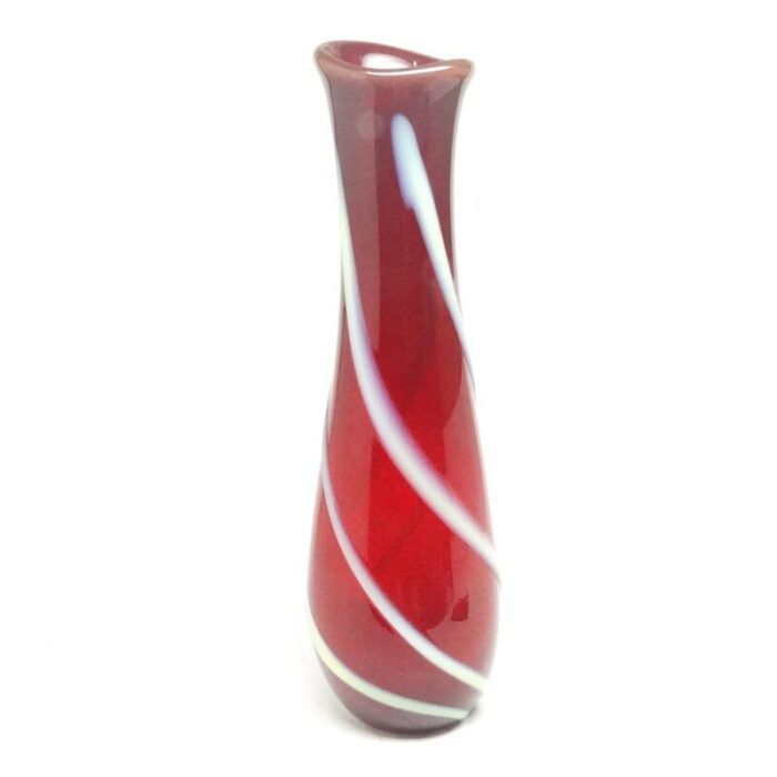 lolipop vase by jan sylwester drost from zabkowice steelworks 1970s 2