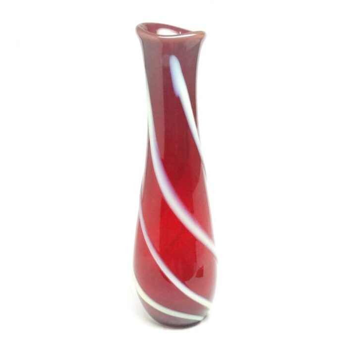 lolipop vase by jan sylwester drost from zabkowice steelworks 1970s 6