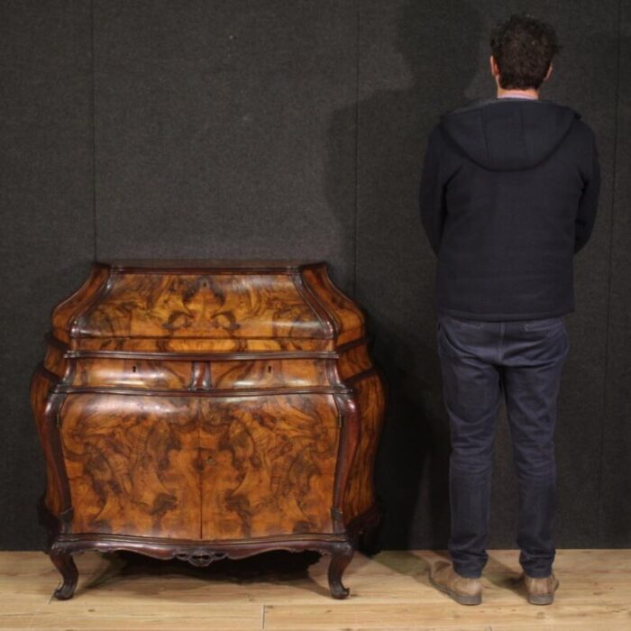 lombard beech and walnut cabinet 1960s 9054