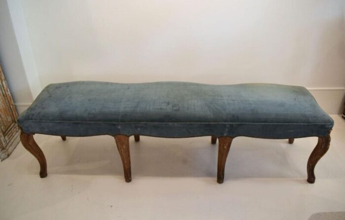 long 18th century italian backless bench 3872