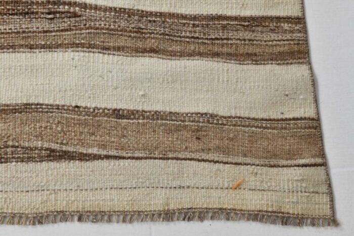 long brown and beige kilim runner rug 1962 14