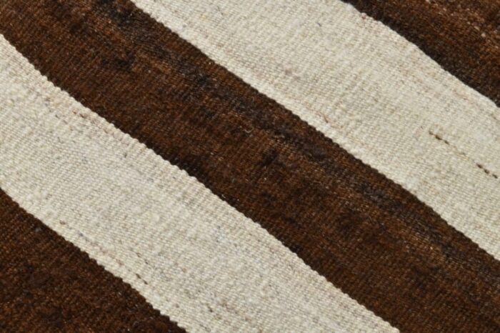 long brown and beige kilim runner rug 1962 8