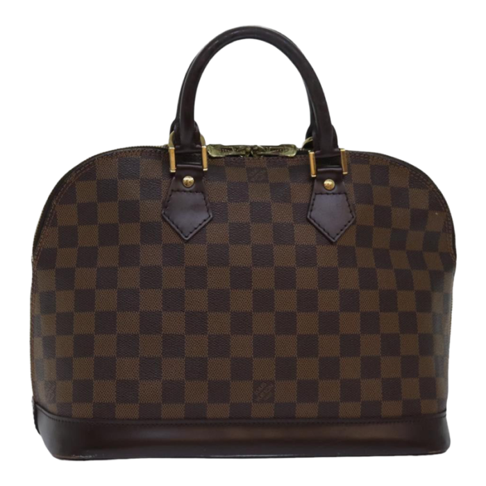 louis vuitton damier ebene alma hand bag n51131 lv auth yk13110 3125