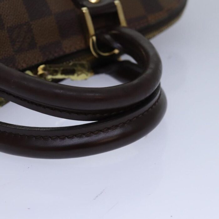 louis vuitton damier ebene alma hand bag n51131 lv auth yk13110 4210