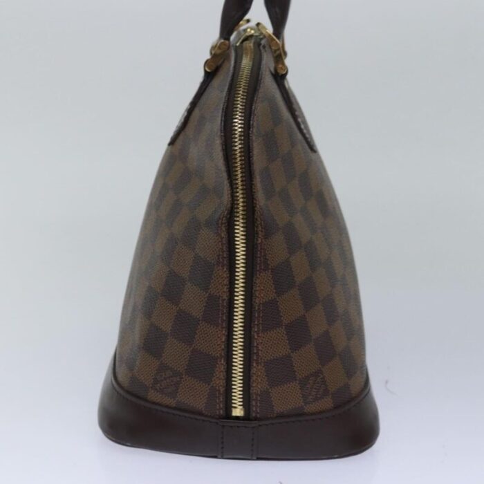 louis vuitton damier ebene alma hand bag n51131 lv auth yk13110 7148