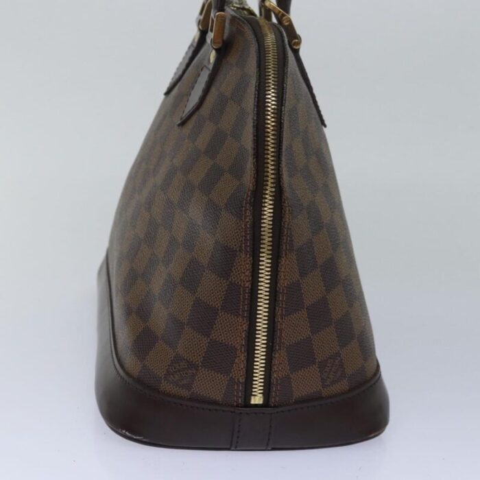 louis vuitton damier ebene alma hand bag n51131 lv auth yk13110 7757