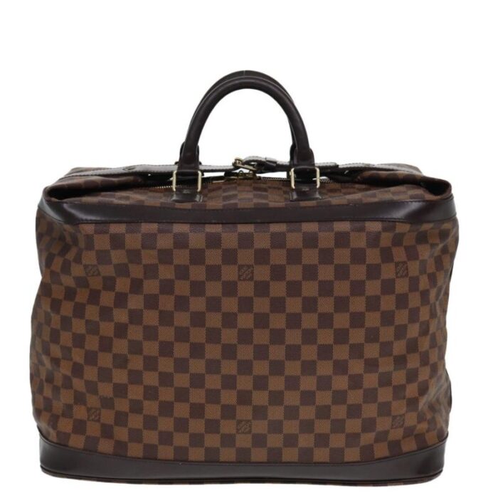 louis vuitton damier ebene grimo boston bag n41160 lv auth 79880 1838