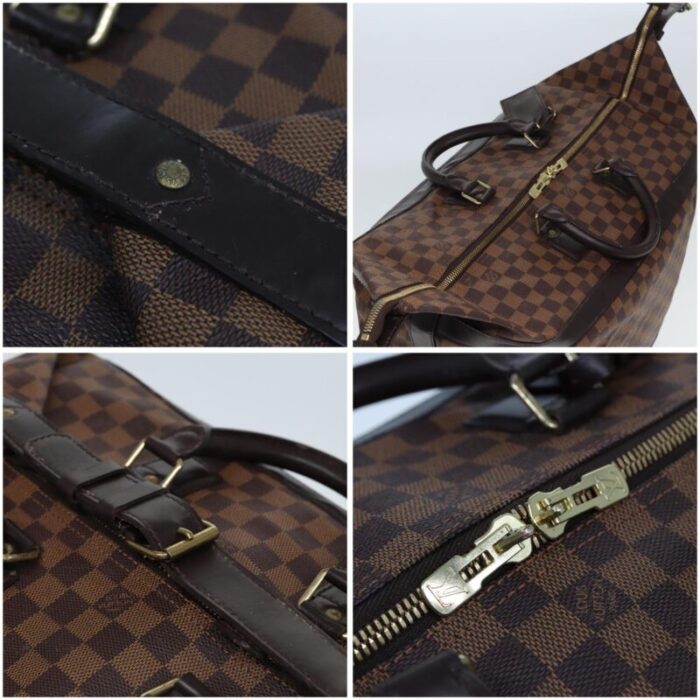 louis vuitton damier ebene grimo boston bag n41160 lv auth 79880 8456