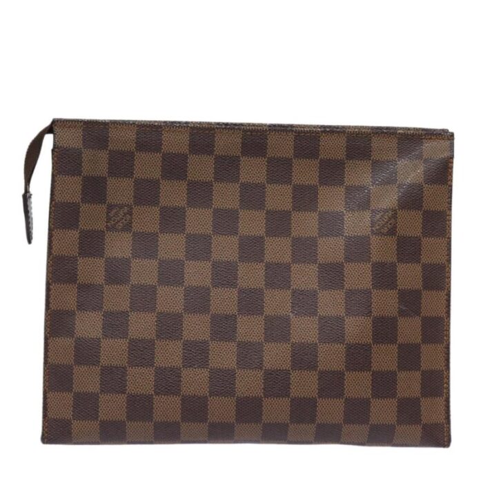 louis vuitton damier ebene poche toilette 26 pouch n47543 lv auth 77868 1543