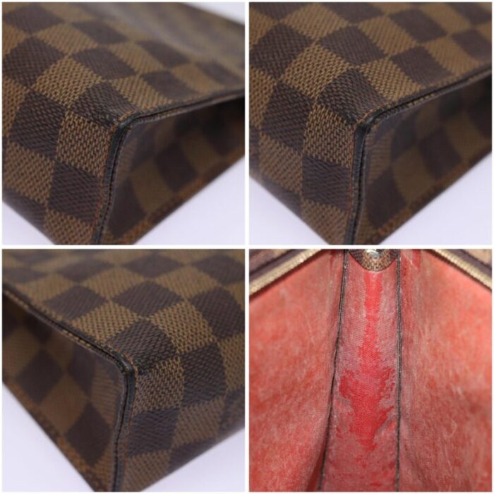 louis vuitton damier ebene poche toilette 26 pouch n47543 lv auth 77868 4044