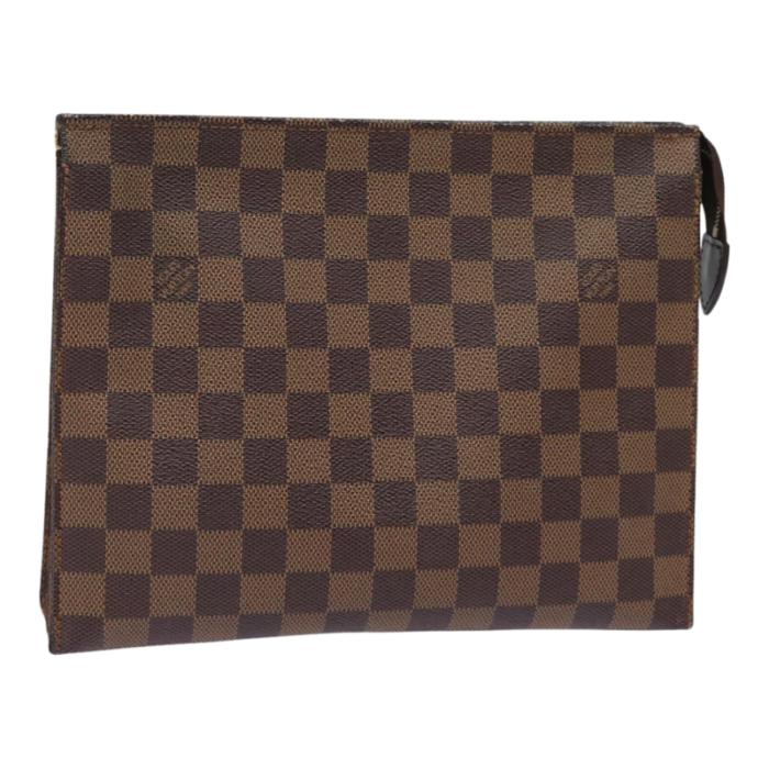 louis vuitton damier ebene poche toilette 26 pouch n47543 lv auth 77868 5471