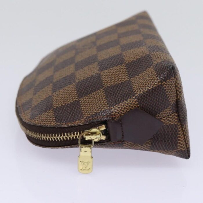 louis vuitton damier ebene pochette cosmetic pm pouch n47516 lv auth 77849 2129