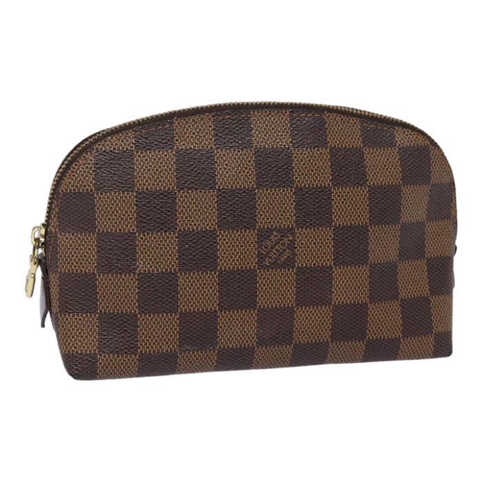 louis vuitton damier ebene pochette cosmetic pm pouch n47516 lv auth 77849 5503