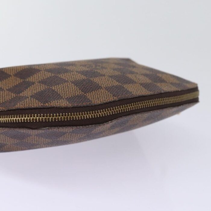 louis vuitton damier ebene pochette cosmetic pm pouch n47516 lv auth 77849 9243