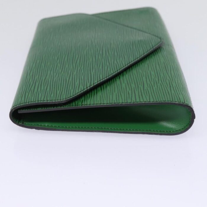 louis vuitton epi art deco clutch bag green m52634 lv auth 78677 6149