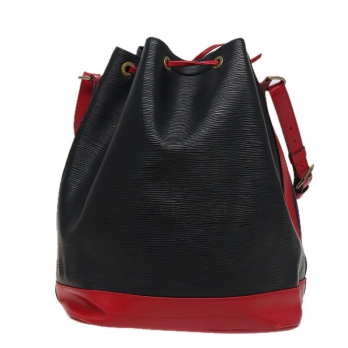 louis vuitton epi noe shoulder bag by color black red m44017 lv auth 79238 2388