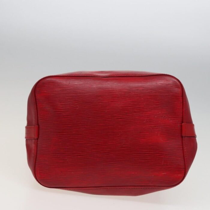 louis vuitton epi petit noe shoulder bag red m44107 lv auth 77898 4125