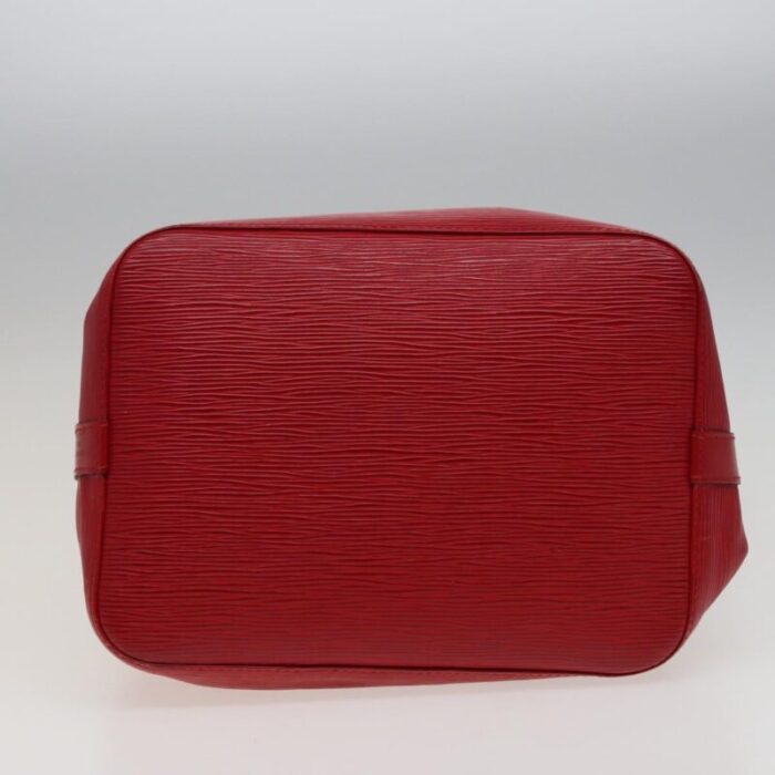 louis vuitton epi petit noe shoulder bag red m44107 lv auth mr324 7378