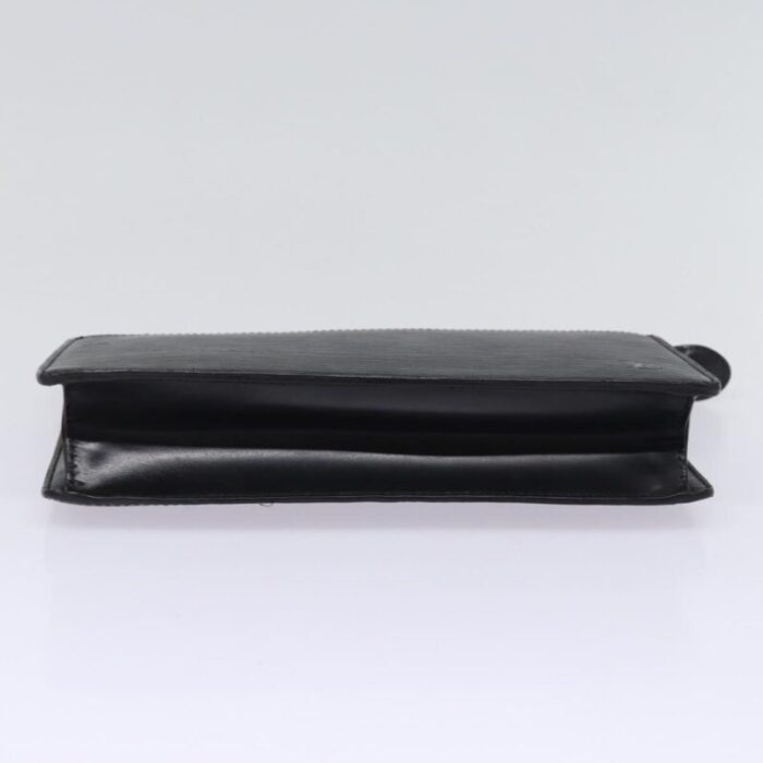 louis vuitton epi pochette homme clutch bag black noir m52522 lv auth 78679 9341