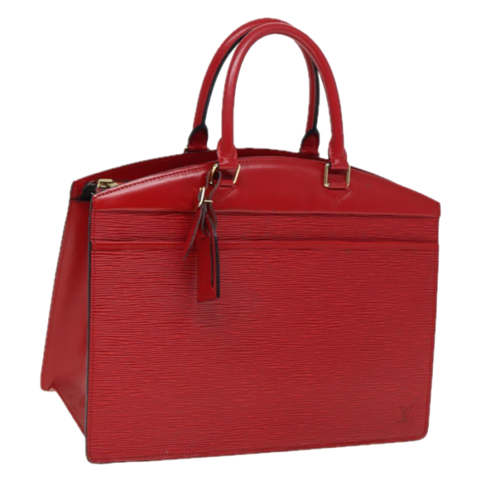 louis vuitton epi riviera hand bag red m48187 lv auth 79506 2185