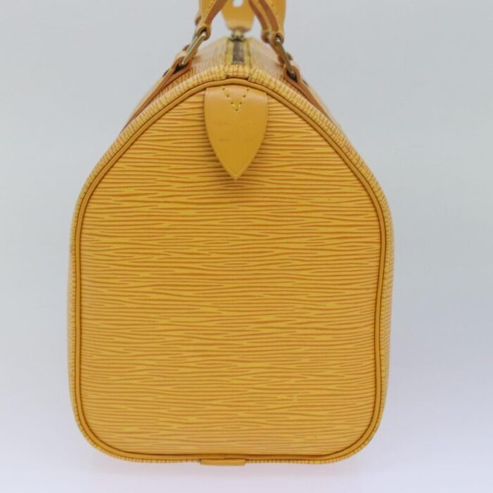 louis vuitton epi speedy 25 hand bag tassili yellow m43019 lv auth 78209 8017