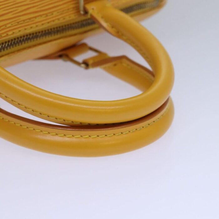 louis vuitton epi speedy 25 hand bag tassili yellow m43019 lv auth 78209 9674