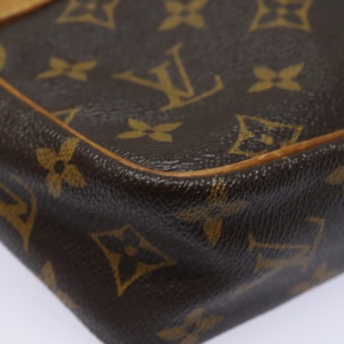 louis vuitton monogram compiegne 23 clutch bag m51847 lv auth 79594 0752