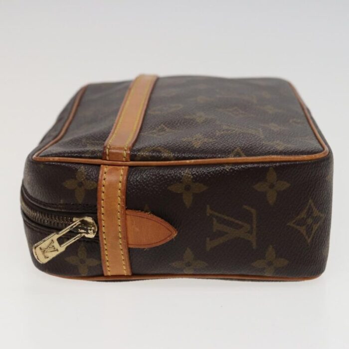 louis vuitton monogram compiegne 23 clutch bag m51847 lv auth 79756 2143