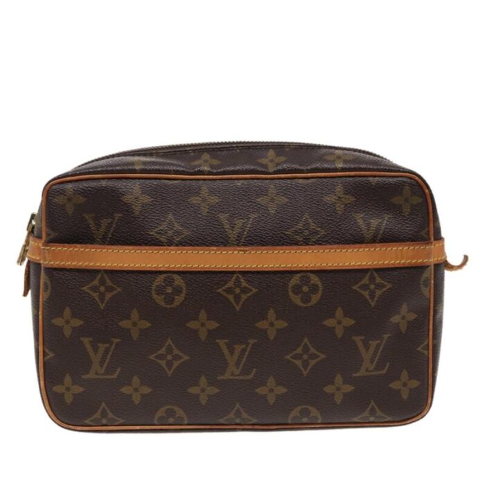 louis vuitton monogram compiegne 23 clutch bag m51847 lv auth 79756 5385