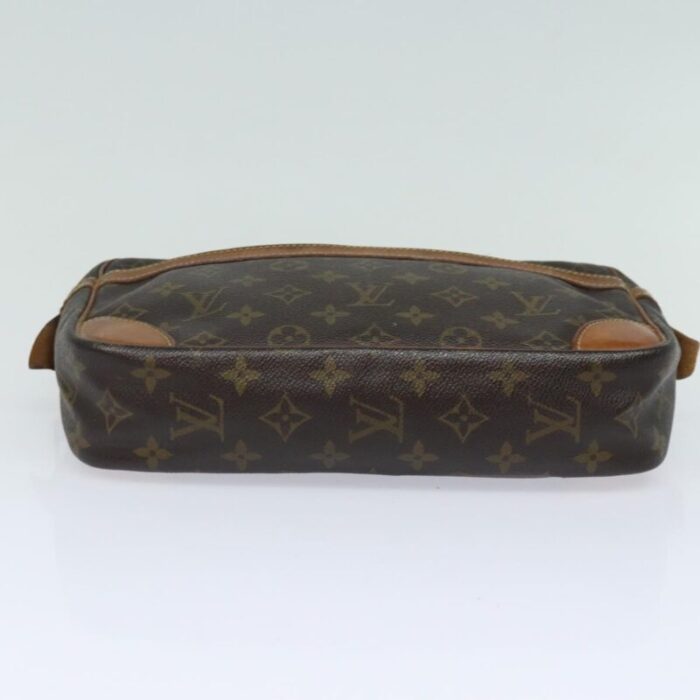 louis vuitton monogram compiegne 28 clutch bag m51845 lv auth 78057 6716