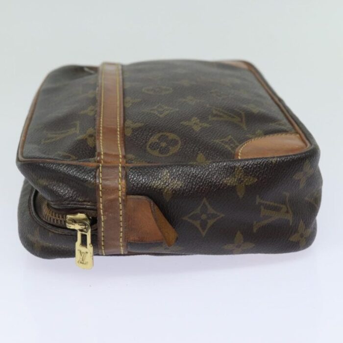 louis vuitton monogram compiegne 28 clutch bag m51845 lv auth 78057 7209