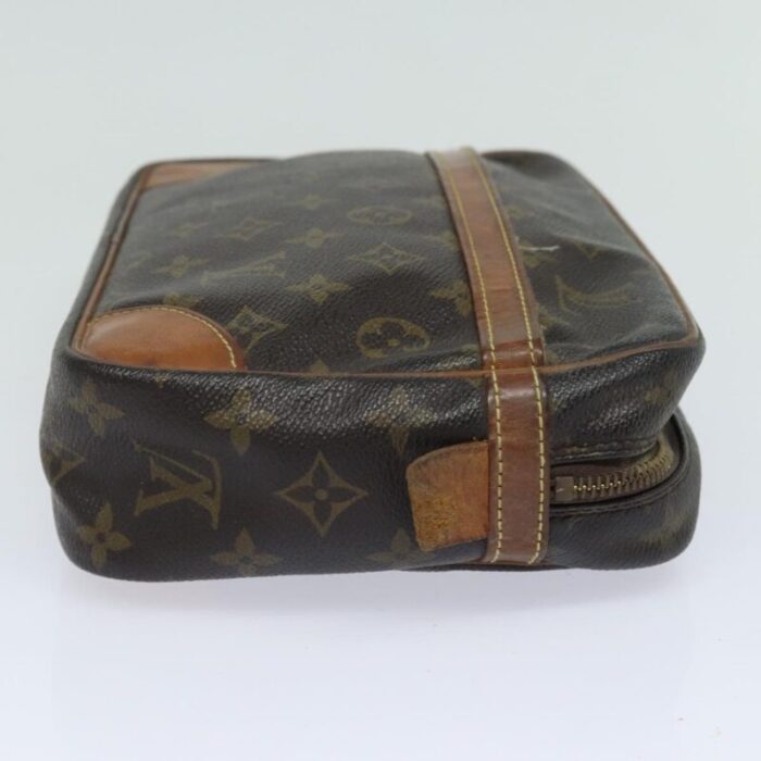 louis vuitton monogram compiegne 28 clutch bag m51845 lv auth 78057 9659