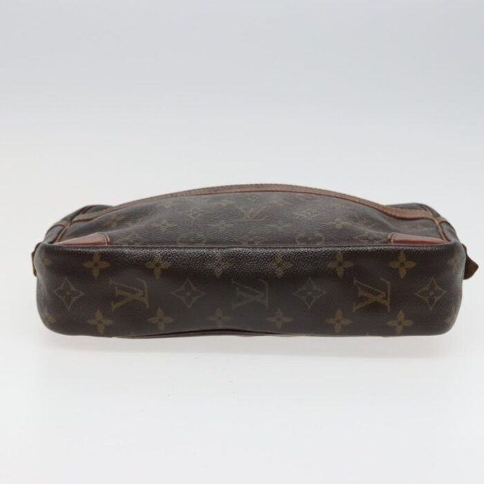 louis vuitton monogram compiegne 28 clutch bag m51845 lv auth 78837 8892