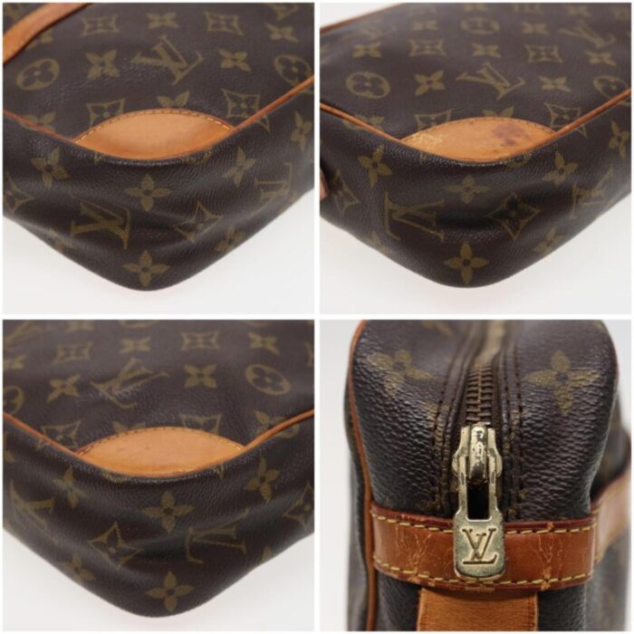 louis vuitton monogram compiegne 28 clutch bag m51845 lv auth 79704 7247