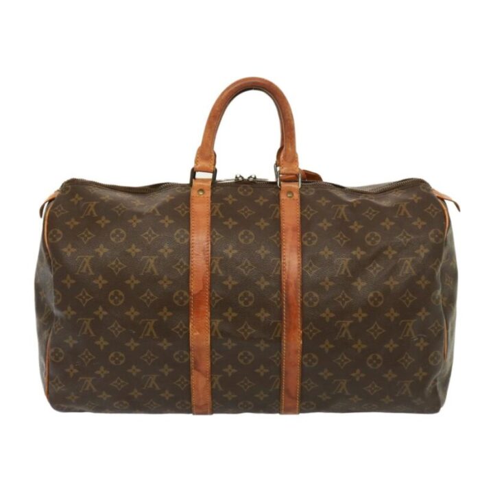 louis vuitton monogram keepall 45 boston bag m41428 lv auth ac3081 8708