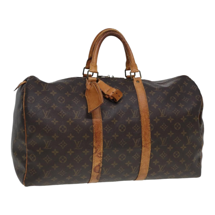 louis vuitton monogram keepall 50 boston bag m41426 lv auth 77968 6947