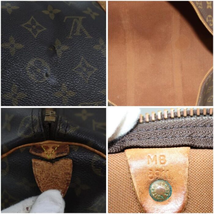 louis vuitton monogram keepall 50 boston bag m41426 lv auth 77968 7385