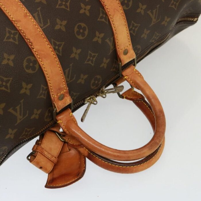 louis vuitton monogram keepall bandouliere 45 boston bag m41418 lv auth 77169 2234