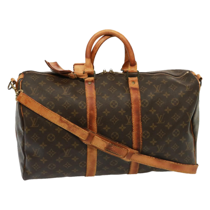 louis vuitton monogram keepall bandouliere 45 boston bag m41418 lv auth 77169 6048