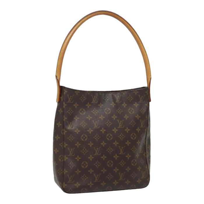 louis vuitton monogram looping gm shoulder bag m51145 lv auth 79831 8004